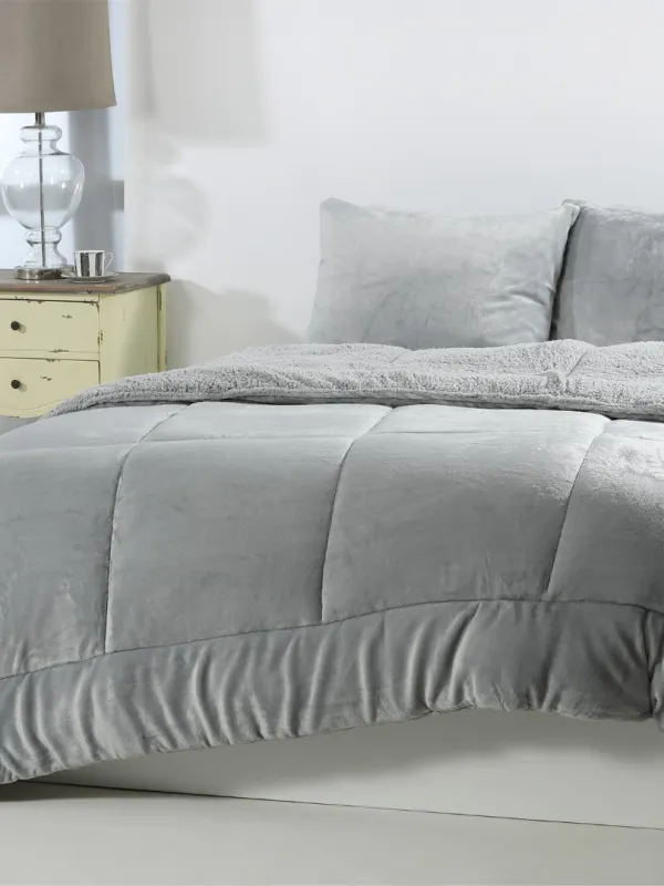 Προϊόν Κουβερτοπάπλωμα solid (240cm x 260cm) silver grey Εικόνα