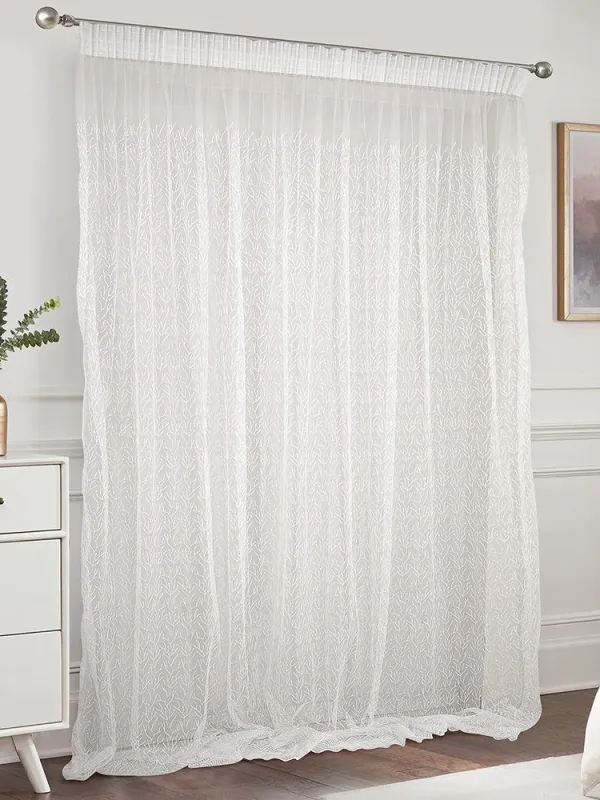 Προϊόν LINO ΚΟΥΡΤΙΝΑ BARIO WHITE ΜΕ ΤΡΕΣΑ 280X300 Εικόνα