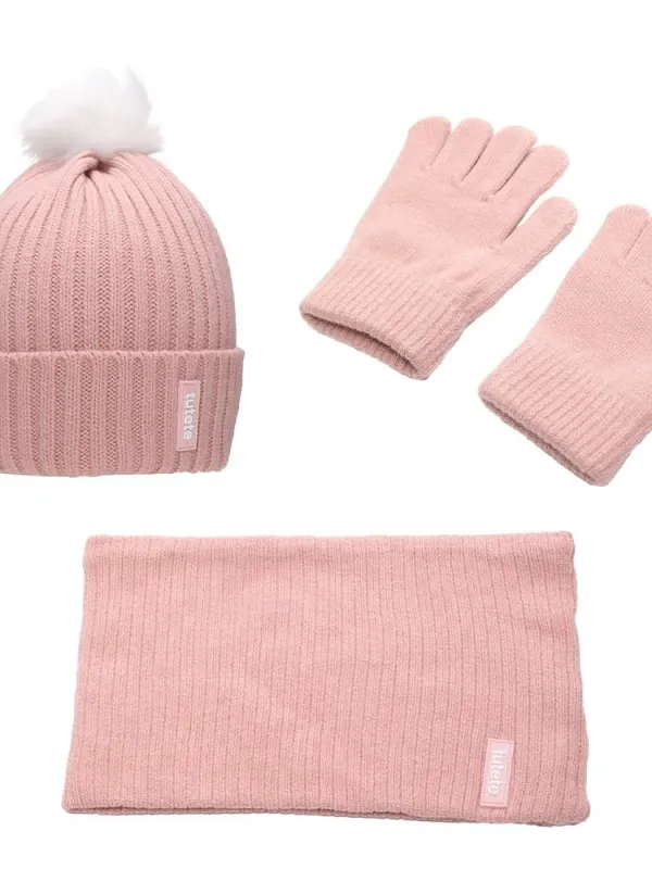 Προϊόν Σετ Σκουφάκι-Γάντι-Κασκόλ Σάπιο Μήλο - Tutete Εικόνα