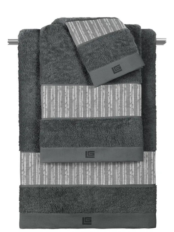 Προϊόν Σετ 3τμχ Πετσέτες Tudor Grey - Anthracite Εικόνα