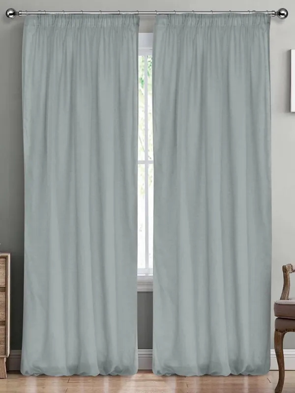 Προϊόν LINO ΚΟΥΡΤΙΝΑ LINE ΜΕ ΤΡΕΣΑ 802 GREY-BLUE 145X295 Εικόνα