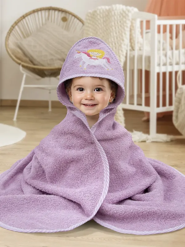 Προϊόν LINO Κάπα Βρεφική (75x75) Corno Λιλά Εικόνα