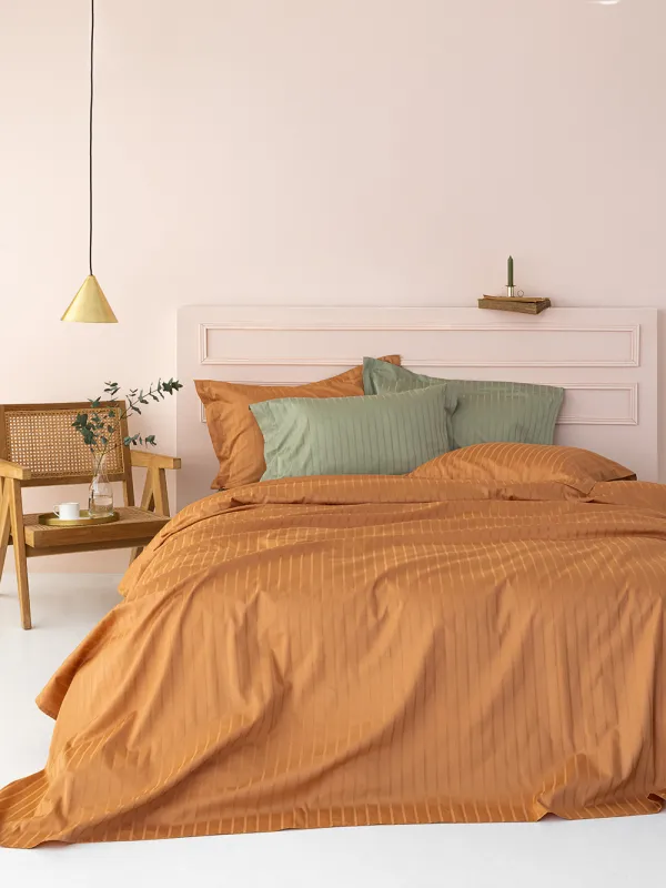 Προϊόν Σεντόνι Υπέρδιπλο 240x270 Sateen Riga CARAMEL Εικόνα