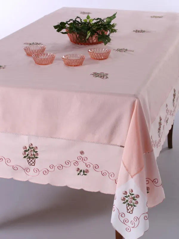 Προϊόν Τραπεζομάντηλο 569b (170cm x 270cm) ρόζ Εικόνα