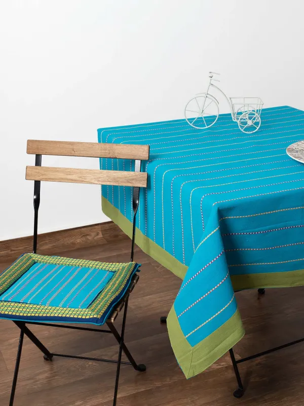 Προϊόν τραπεζομάντηλα (140cm x 240cm)  moda μπλε ριγέ φάσα Εικόνα