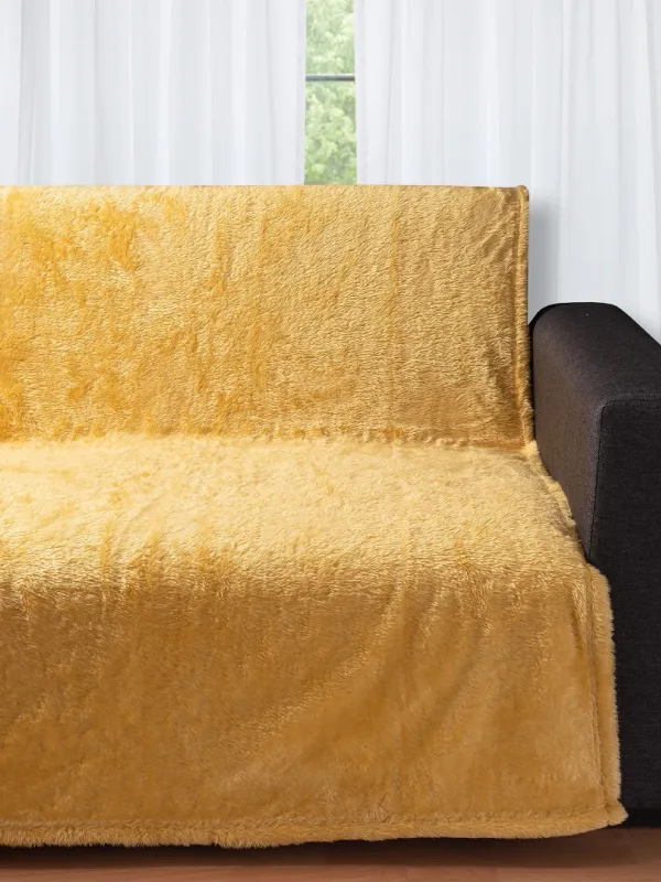 Προϊόν Διακοσμητικό fleece ριχτάρι 030 (150cm x 200cm) yellow Εικόνα