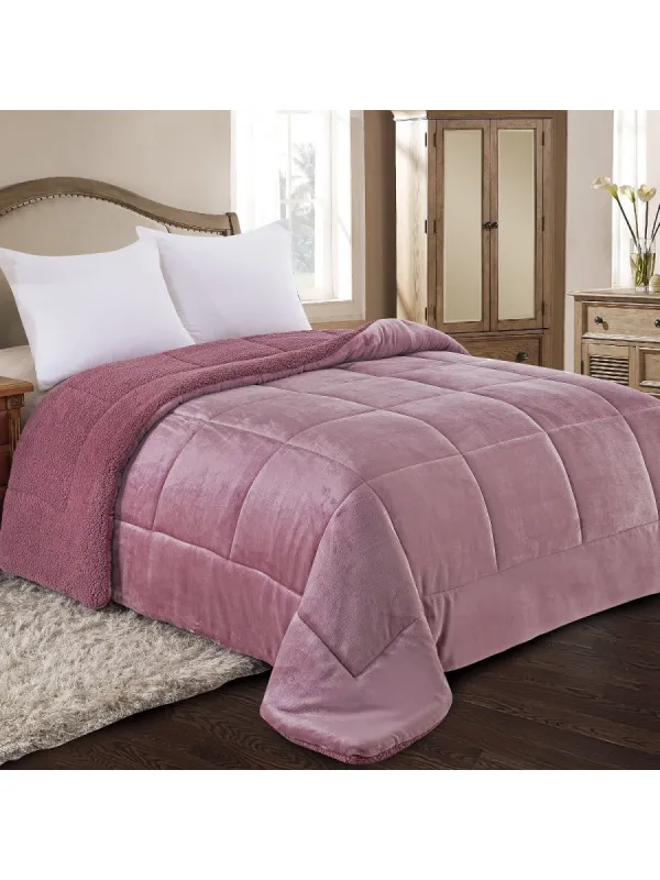 Προϊόν ΚΟΥΒΕΡΤΟΠΑΠΛΩΜΑ KING SIZE 240X260 ADAM HOME (805) APPLE Εικόνα