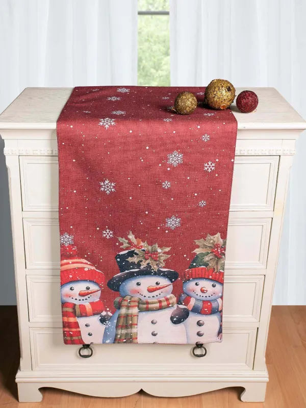 Προϊόν Χριστουγεννιάτικη Τραβέρσα με στάμπα (45cm x 170cm) ks2025-15 Εικόνα