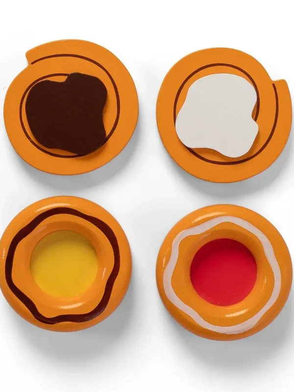 Προϊόν Σετ 4 Ξύλινα Μικρά Κρουασάν - Mama Memo Εικόνα