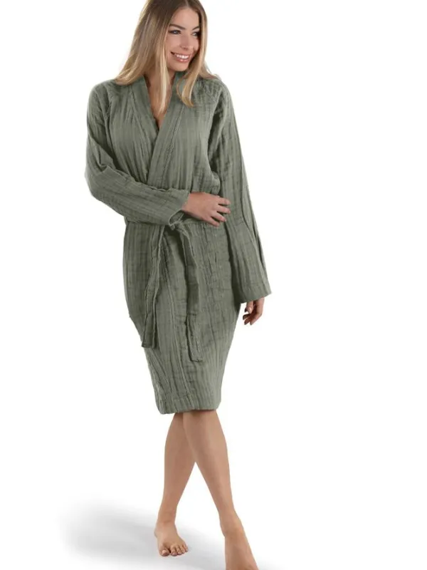 Προϊόν Μπουρνούζι Supreme Khaki + Πουγκί Καλλυντικών Εικόνα