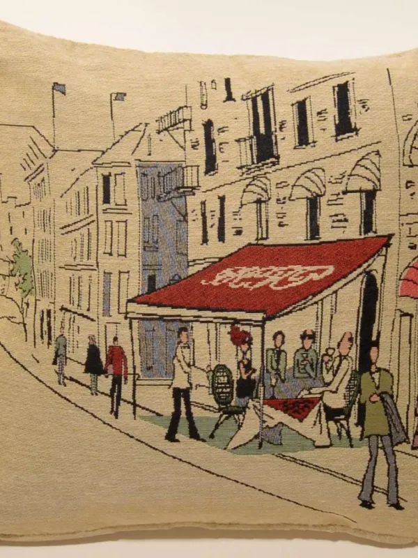 Προϊόν ΜΑΞΙΛΑΡΟΘΗΚΗ (45cm x 45cm) FRENCH BISTROT    Εικόνα