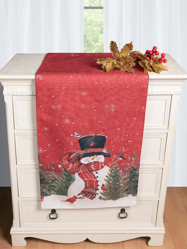 Προϊόν Χριστουγεννιάτικη Τραβέρσα με στάμπα (45cm x 170cm) ks2025-18 Εικόνα