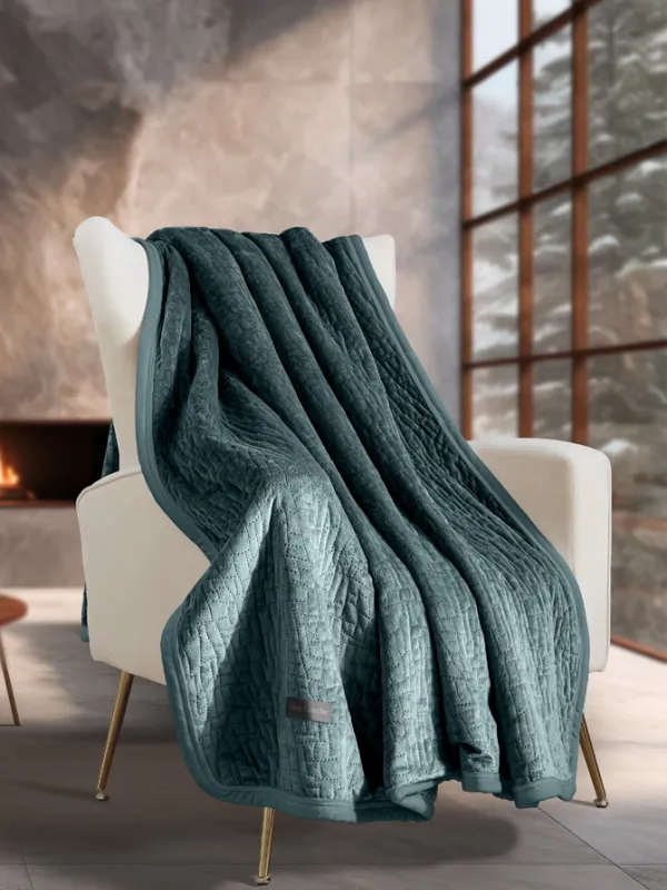 Προϊόν Ριχτάρι Bolzano Emerald + Διακοσμητικό Μαξιλάρι Εικόνα