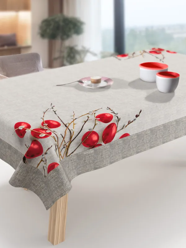 Προϊόν Πασχαλινό Τραπεζομάντηλο Easter 17 Red  Εικόνα