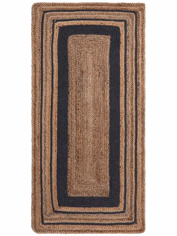 Προϊόν Χαλί γιούτα 1730 (160cm x 230cm) natural/black Εικόνα