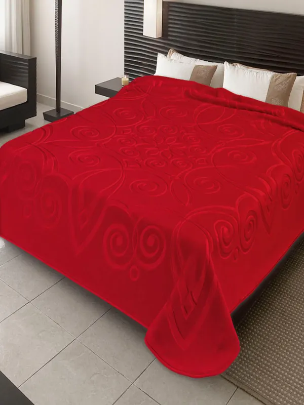 Προϊόν ΚΟΥΒΕΡΤΑ ΙΣΠΑΝΙΑΣ ΥΠΕΡΔΙΠΛΗ 220Χ240 BELPLA  STER 516 RED(34) Εικόνα