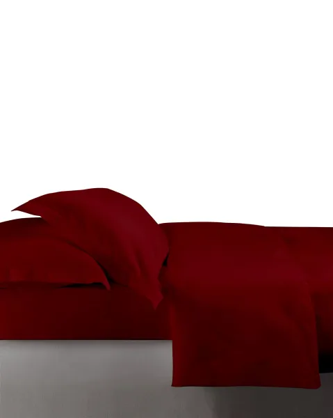 GENOVA ΣΕΤ ΘΗΚΗ Υ/Δ RED2  220Χ240CM 2*50X70CM 220TC 100% COTTON SATIN
