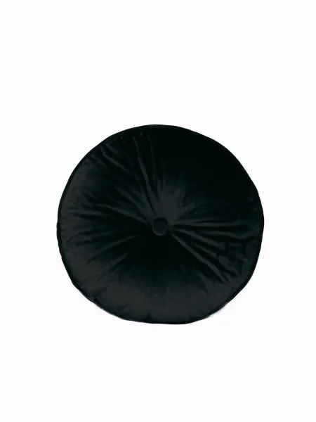 Διακοσμητικό Μαξιλάρι Velvet Feel VF803 Μαύρο Ø40cm