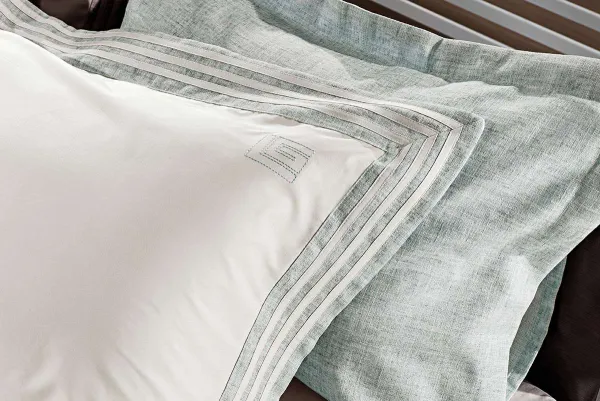 Μαξιλαροθήκες Oxford Linen Ocean 