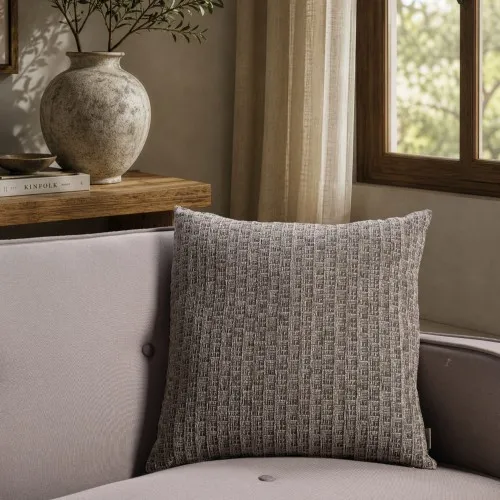 Μαξιλαροθήκη Joliet 15 Taupe Olive - 50x50cm