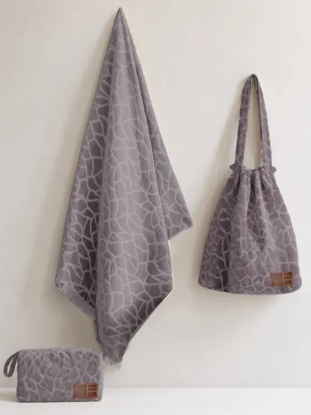 Τσάντα Θαλάσσης Beach Collection PD GREY