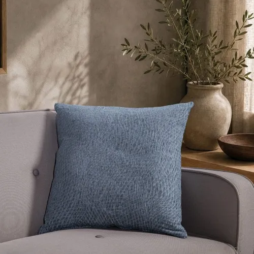 Μαξιλαροθήκη Norman 04 Denim Blue - 50x50cm
