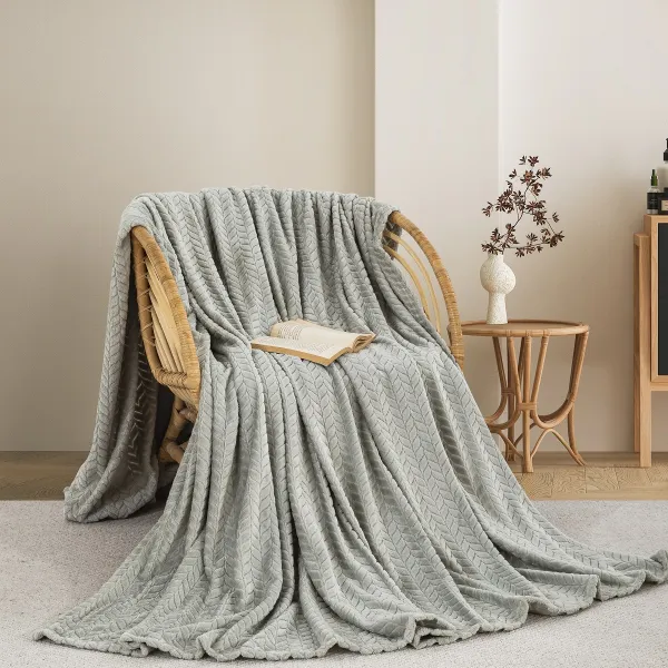Κουβέρτα Fleece Adam Home 180x240 cm Χακί