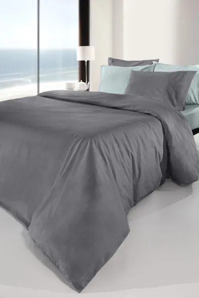 Σεντόνι Color Plus Anthracite με Λάστιχο 