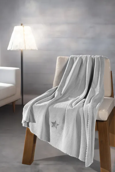 Κουβέρτα Baby Star Silver 