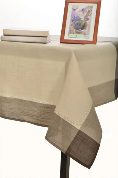 τραπεζομάντηλα nx031 (160cm x 250cm) γκρί καφέ γωνία