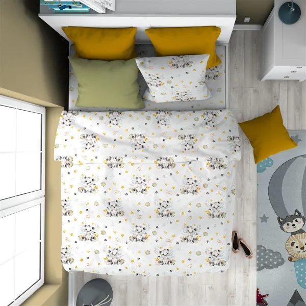 ΠΑΠΛΩΜΑΤΟΘΗΚΗ ΕΜΠΡΙΜΕ kids Lion Cub 531 160X240 Grey Cotton 100%