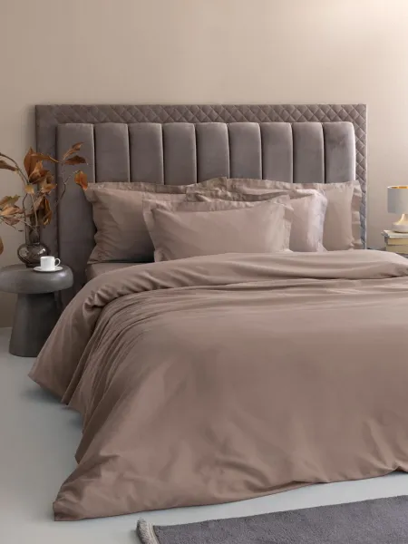 Σετ Υπέρδιπλα Σεντόνια 240x270 Posh Sateen TAUPE