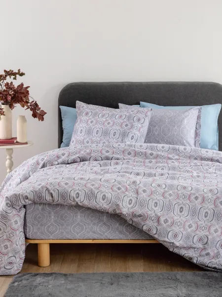 Σετ Παπλωματοθήκη Υπέρδιπλη Flannel Beauty 240x250 FB0253