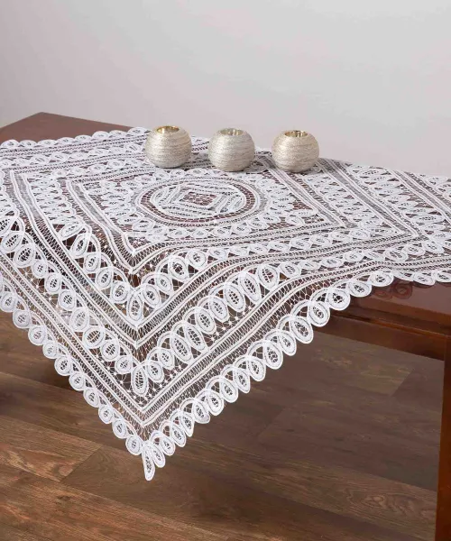 τραπεζομάντηλα (46cm x 46cm dz) 9175 λευκό