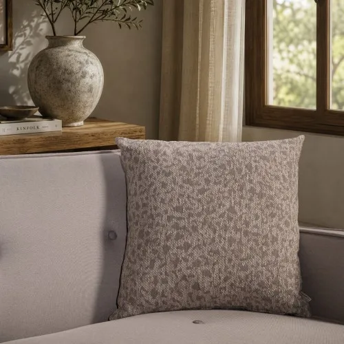 Μαξιλαροθήκη Pearland 03 Natural Taupe - 50x50cm