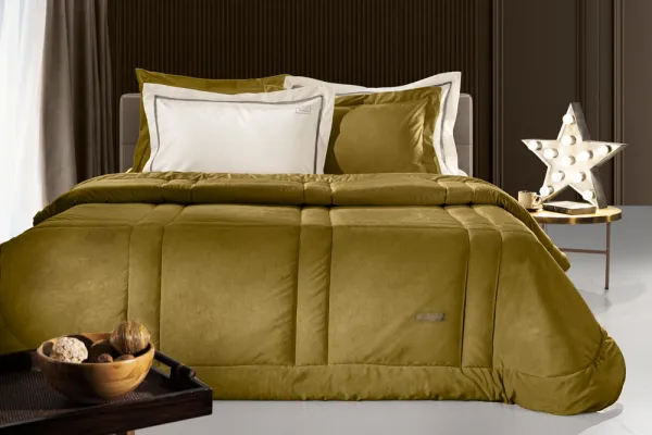 Πάπλωμα Crystal Velvet Golden 