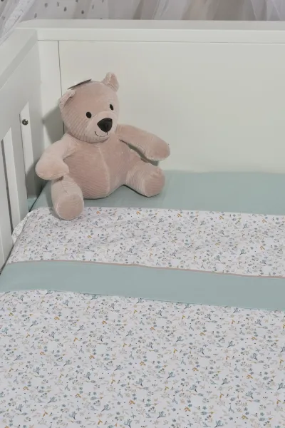 Σεντόνια Λίκνου Σετ 2τεμ. 75x110 cm 100% Βαμβάκι Design 403 Oliver Baby