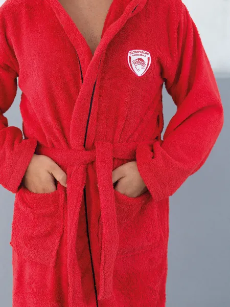 Μπουρνούζι Olympiacos B.C. 100% Βαμβάκι 420gsm – XX-Large