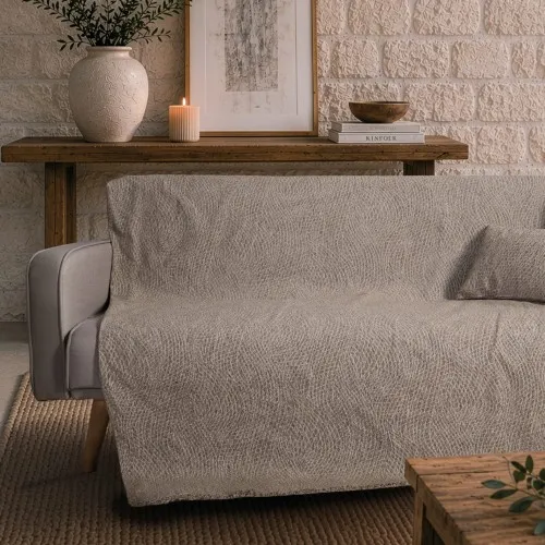 Ριχτάρι Norman 03 Light Brown - Τετραθέσιο 180x350cm