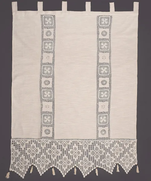 κουρτίνα 426 (200cm x 270cm) ecru με τιράντες