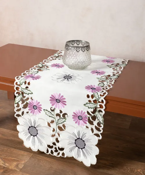 Σατέν κοφτή τραβέρσα (40cmcm x 170cm) 291 μώβ