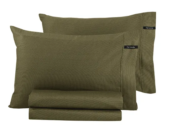 Ζεύγος Μαξιλαροθήκες Minimal Khaki 