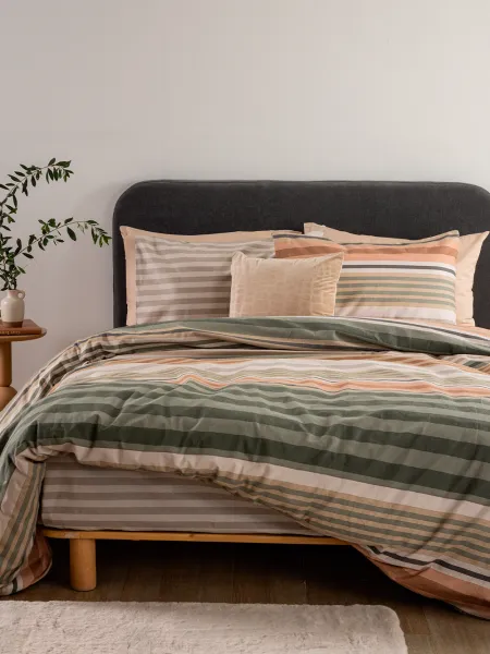Σετ Μονά Σεντόνια Flannel Beauty 170x265 FB0244 Με Λάστιχο