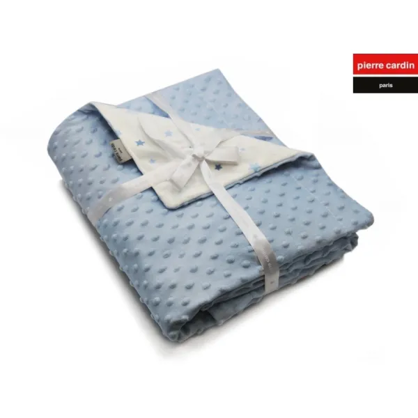 ΚΟΥΒΕΡΤΑ ΚΟΥΝΙΑΣ soft plus FLEECE 110X140 PIERRE CARDIN TOPPY BLUE  