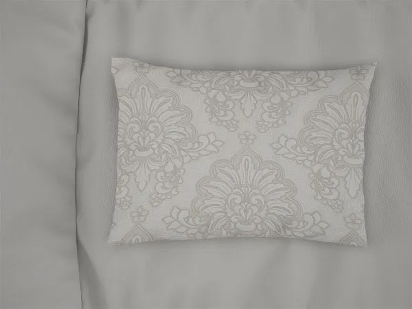 Μαξιλαροθήκη Εμπριμέ Άρτεμις 701 50X70 Grey 100% Cotton
