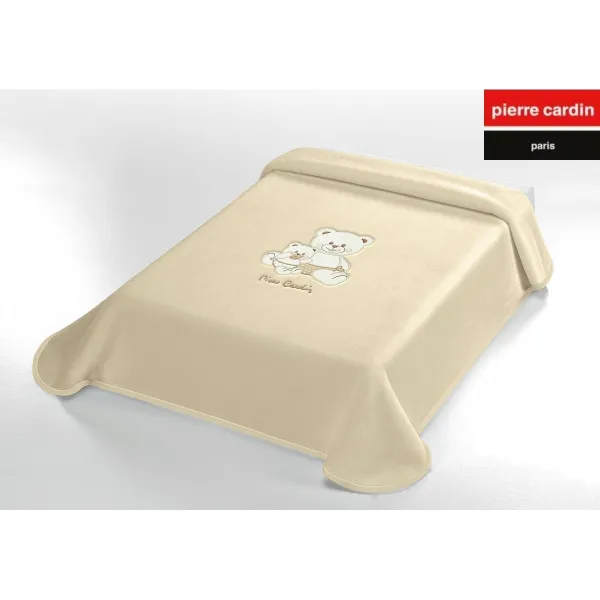 ΚΟΥΒΕΡΤΑ ΚΟΥΝΙΑΣ 110Χ140 PIERRE CARDIN (760) BEIGE