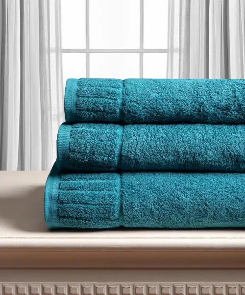 Βαμβακερή πετσέτα ΜΕΛΩΔΙΑ 600gsm (75cm x 150cm) teal