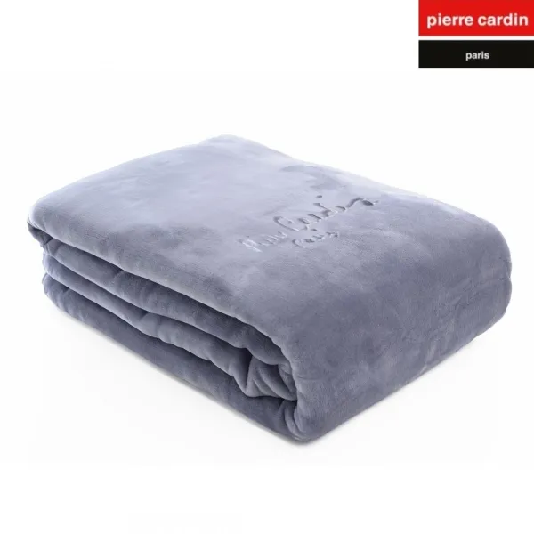 ΚΟΥΒΕΡΤΑ ΜΟΝΗ 160X220 PIERRE CARDIN NANCY  545 GREY(51)
