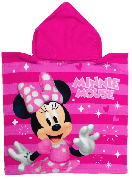 Πόντσο Θαλάσσης Quick Dry Disney Home Minnie 194 50X100 Fuchsia-Pink 100% Microfiber