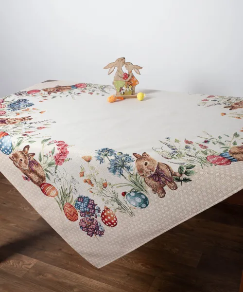 τραπεζομάντηλα ( 140cm x 180cm) EASTER DOTS